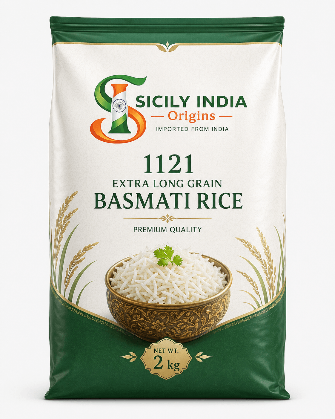 Sicily India, riso Basmati 1121 2 kg